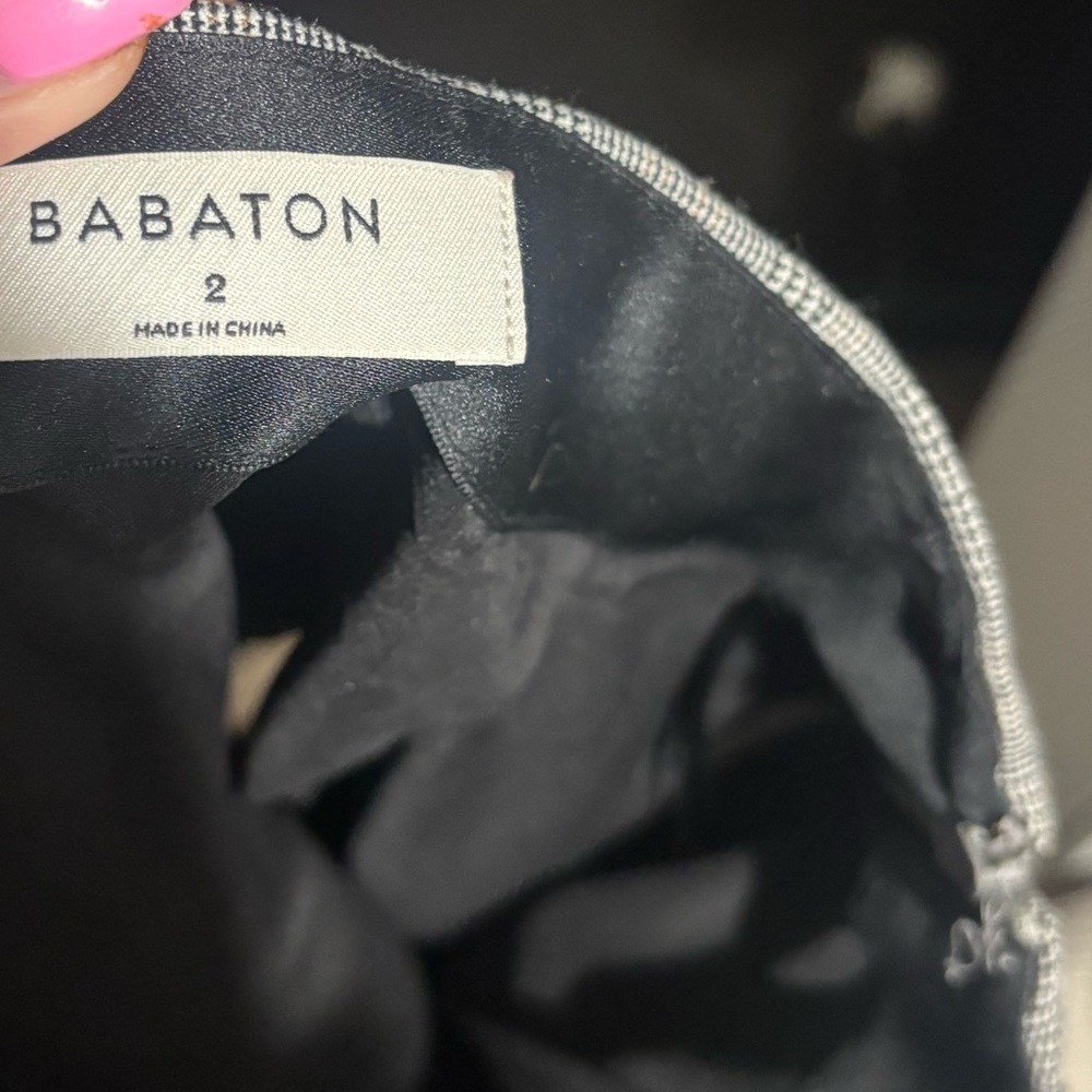 Babaton Modern Check Glencheck High Waist Mini Skirt - Picture 5 of 6